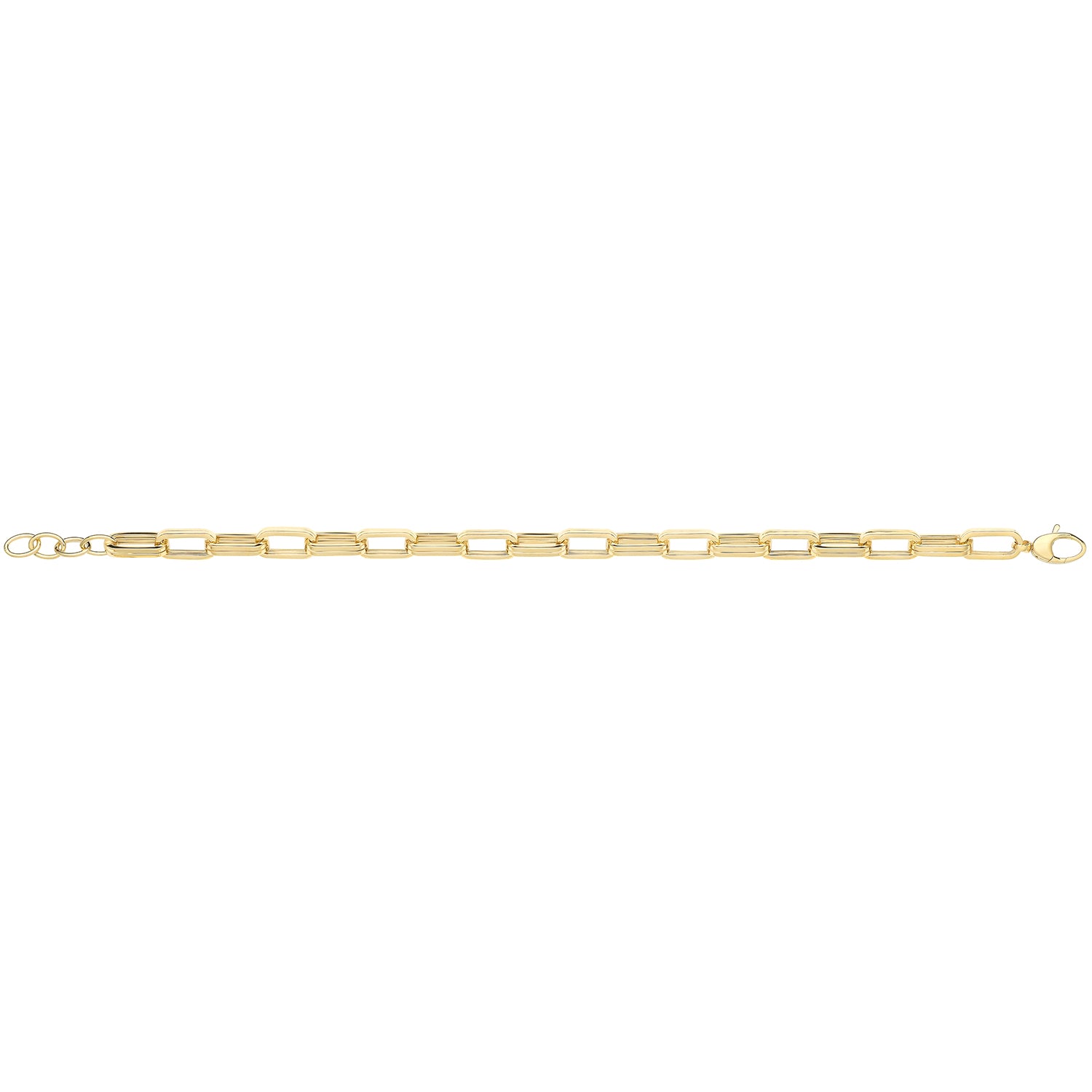 9CT GOLD HOLLOW BRACELET