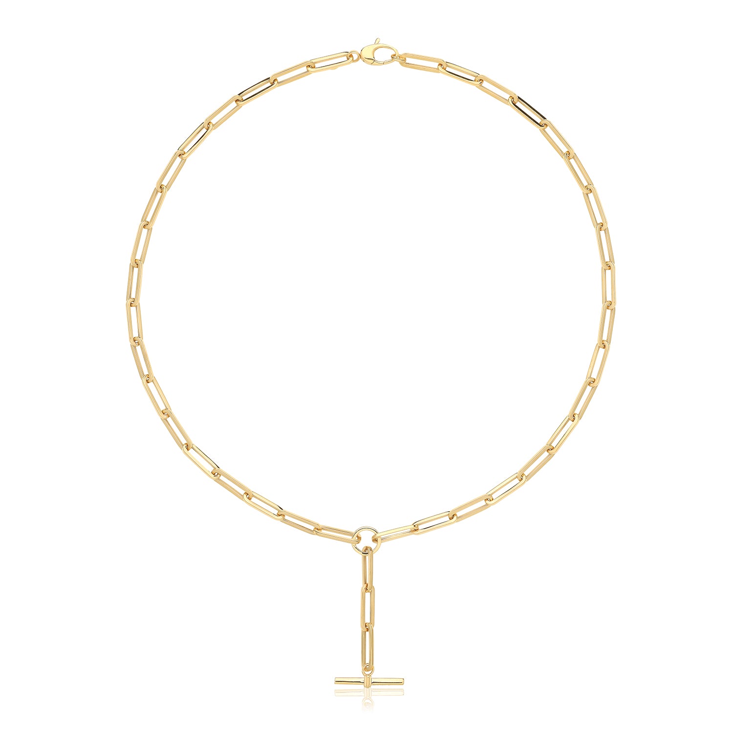 9CT GOLD HOLLOW NECKLACE