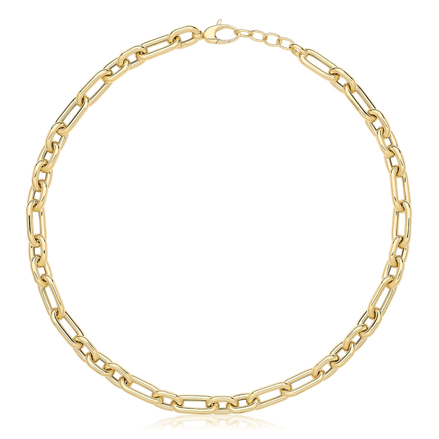 9CT GOLD HOLLOW NECKLACE