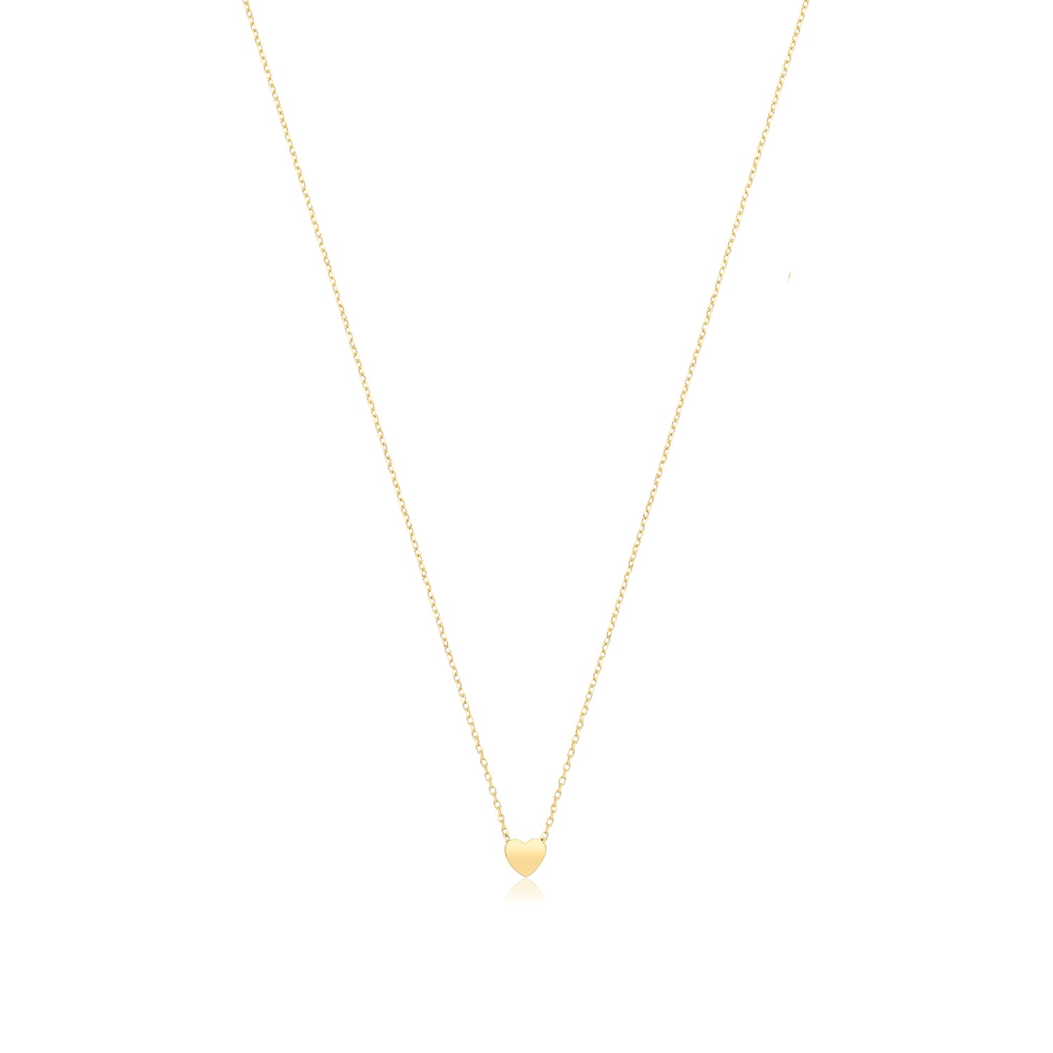 9CT GOLD HEART NECKLACE