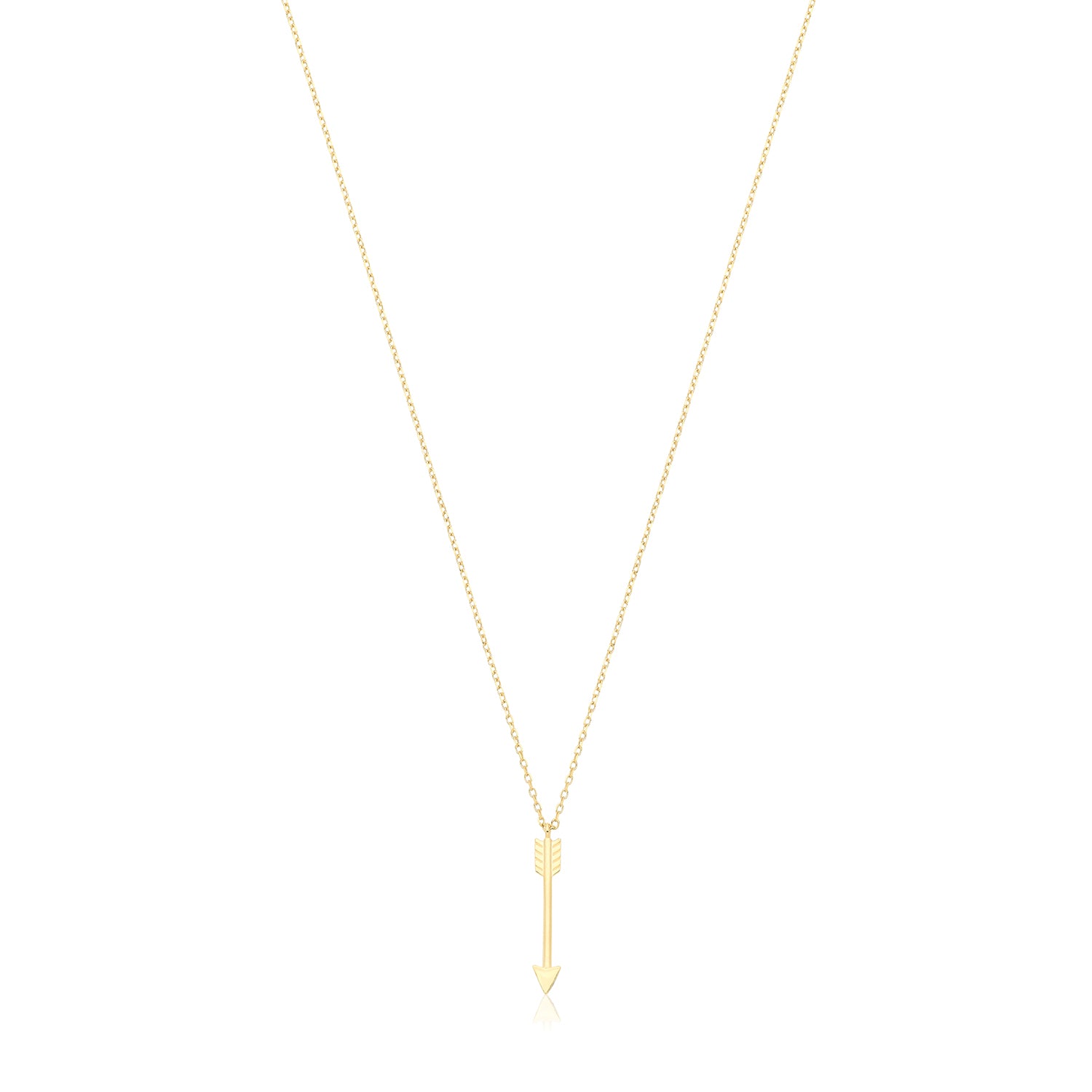 9CT GOLD ARROW NECKLACE