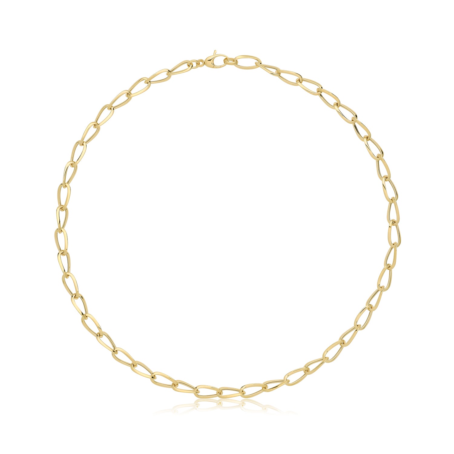 9CT GOLD HOLLOW NECKLACE