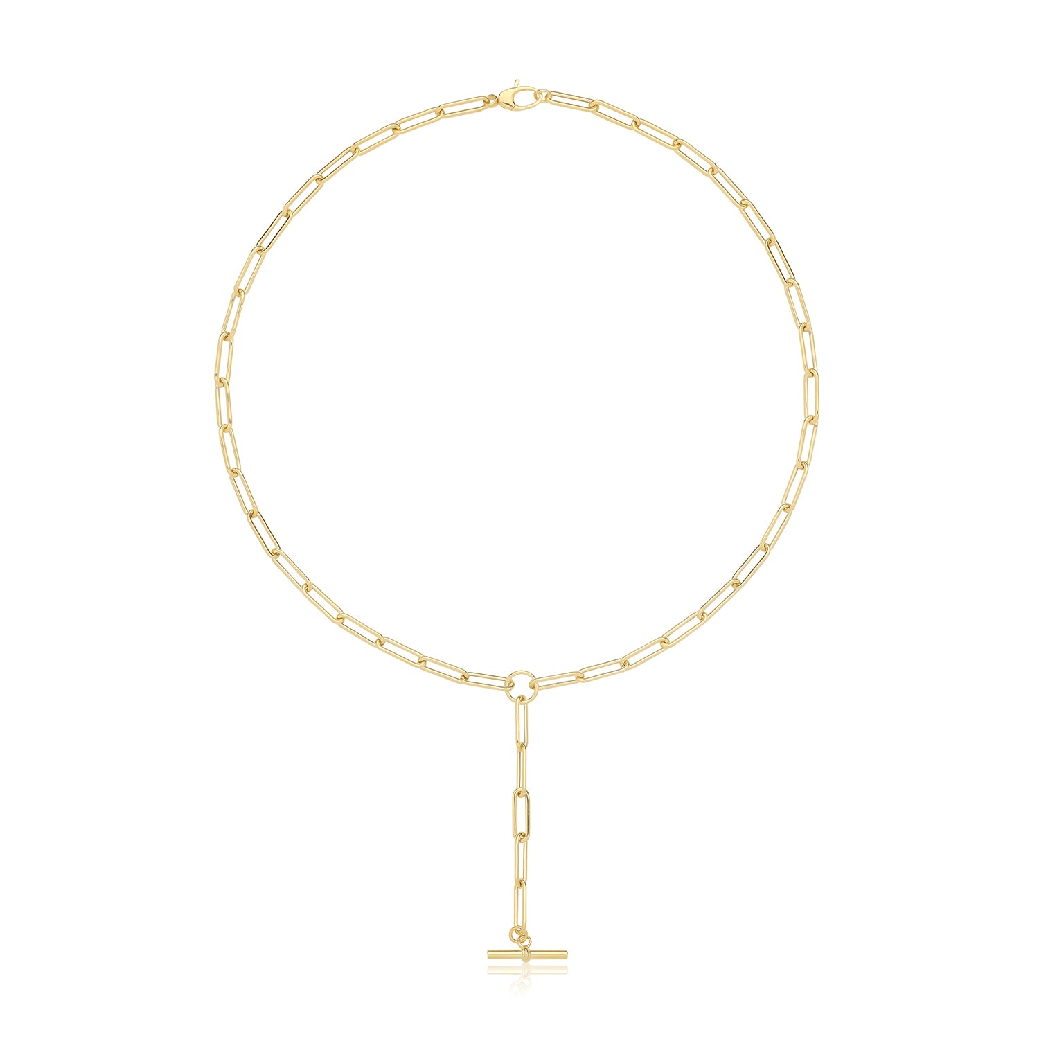 9CT GOLD HOLLOW NECKLACE