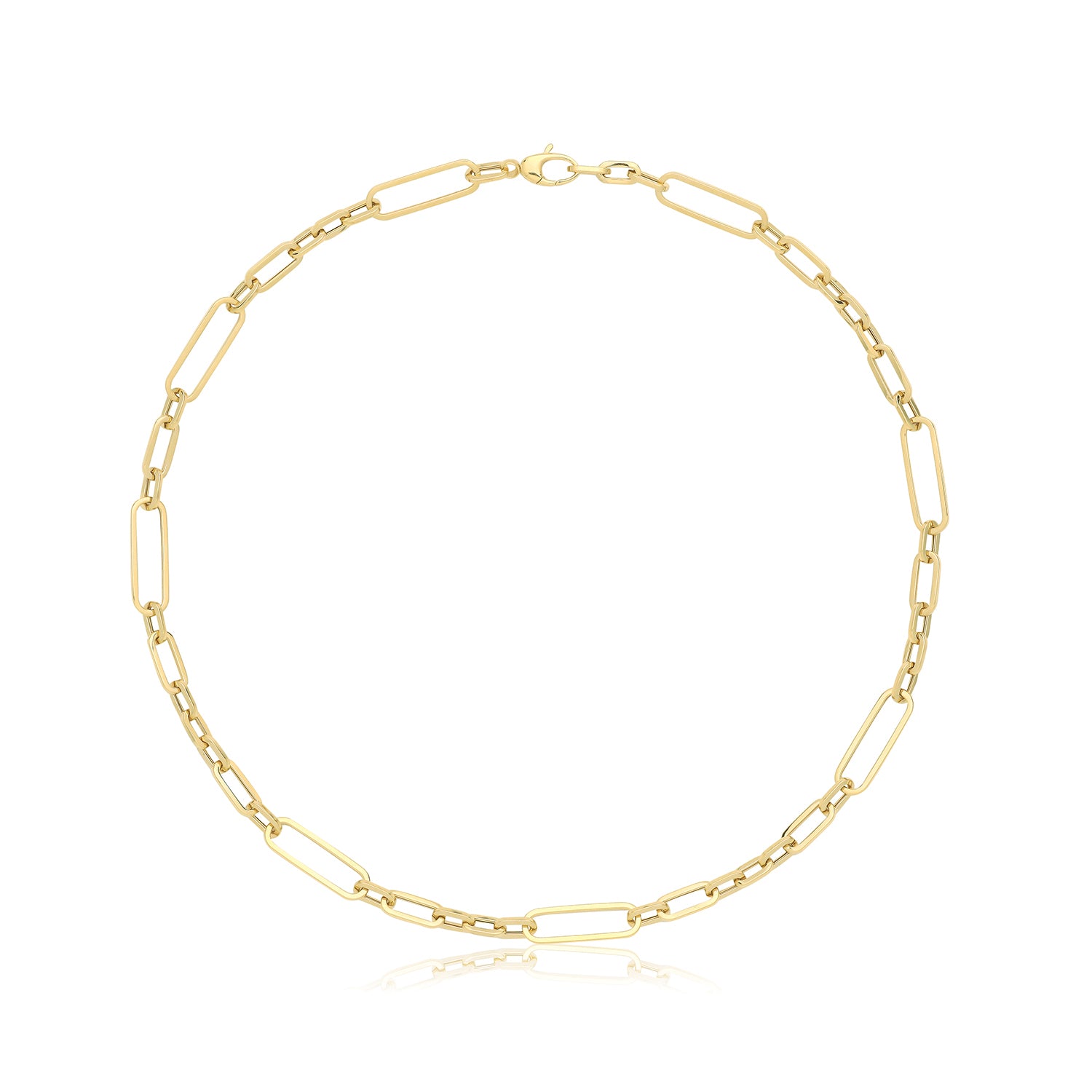 9CT GOLD HOLLOW NECKLACE