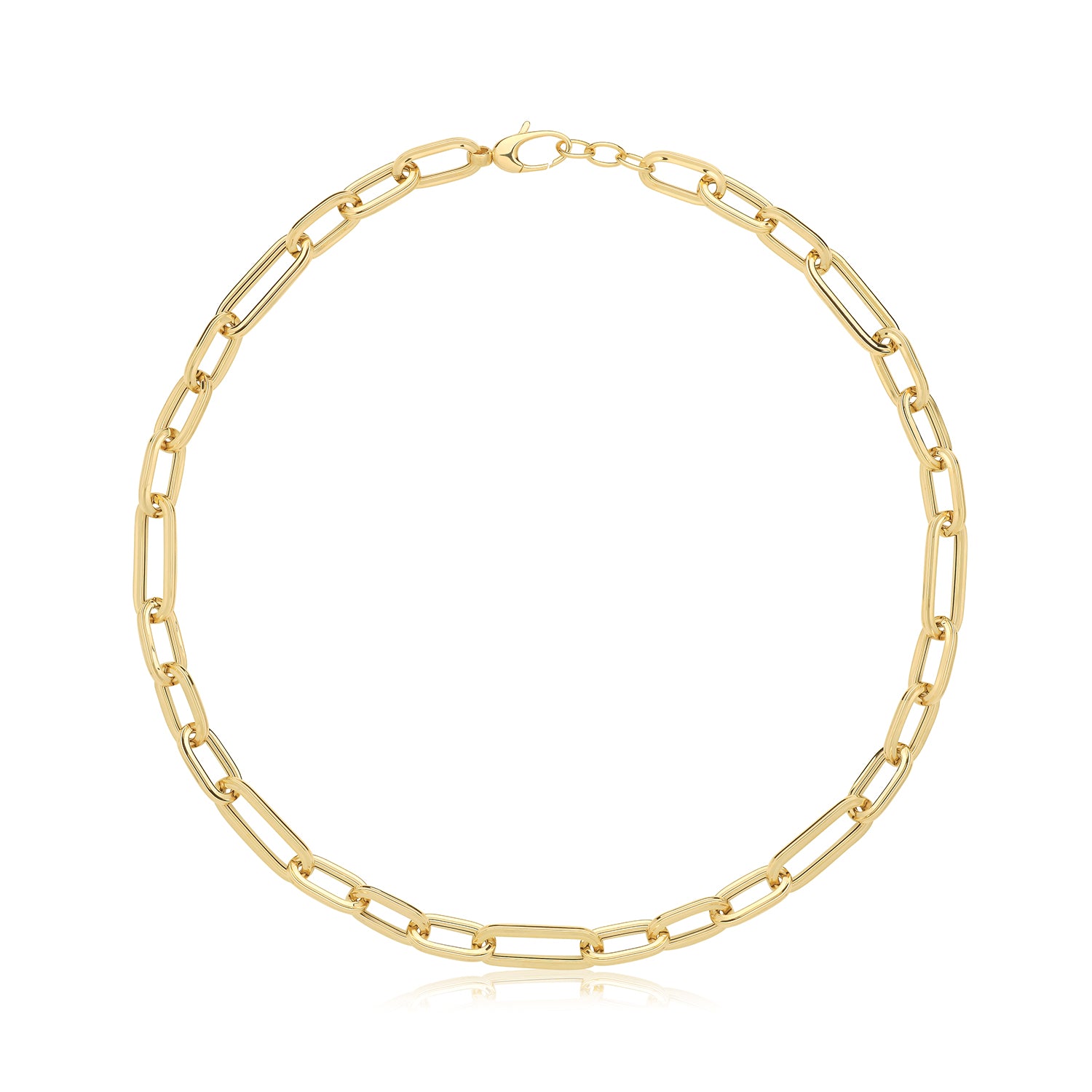 9CT GOLD HOLLOW NECKLACE