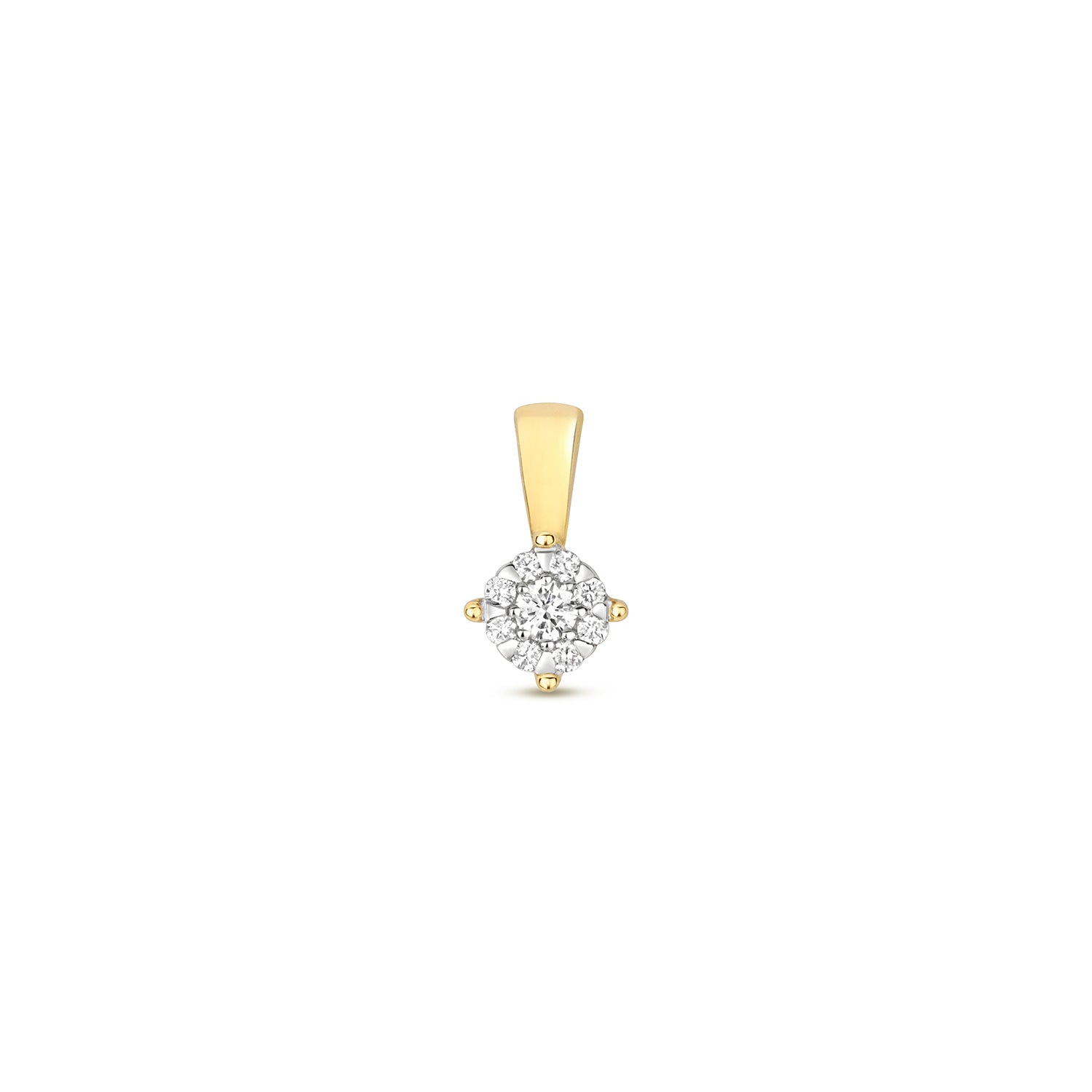 DIAMOND BRILLIANT RANGE PENDANT IN 9CT GOLD