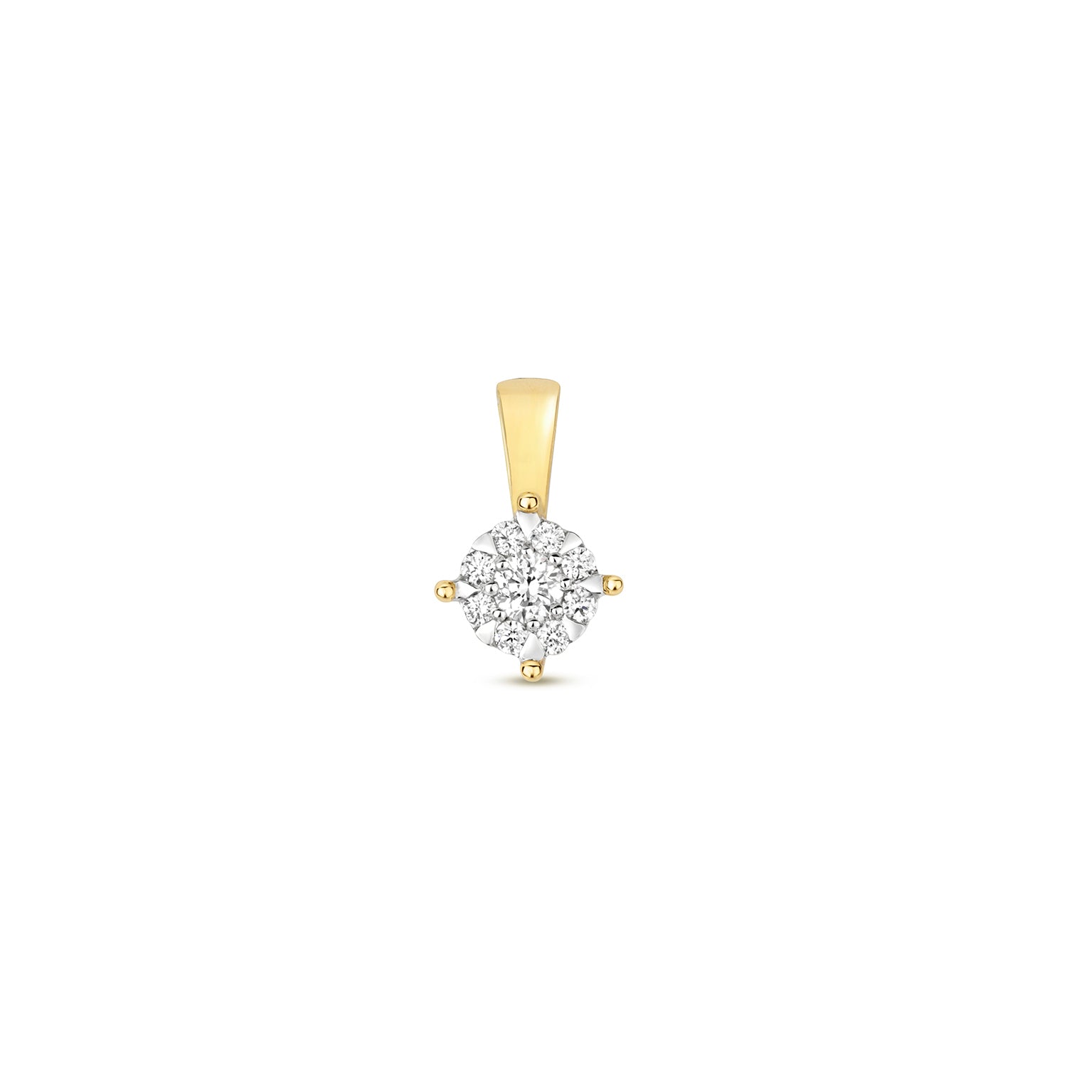 DIAMOND BRILLIANT RANGE PENDANT IN 9CT GOLD