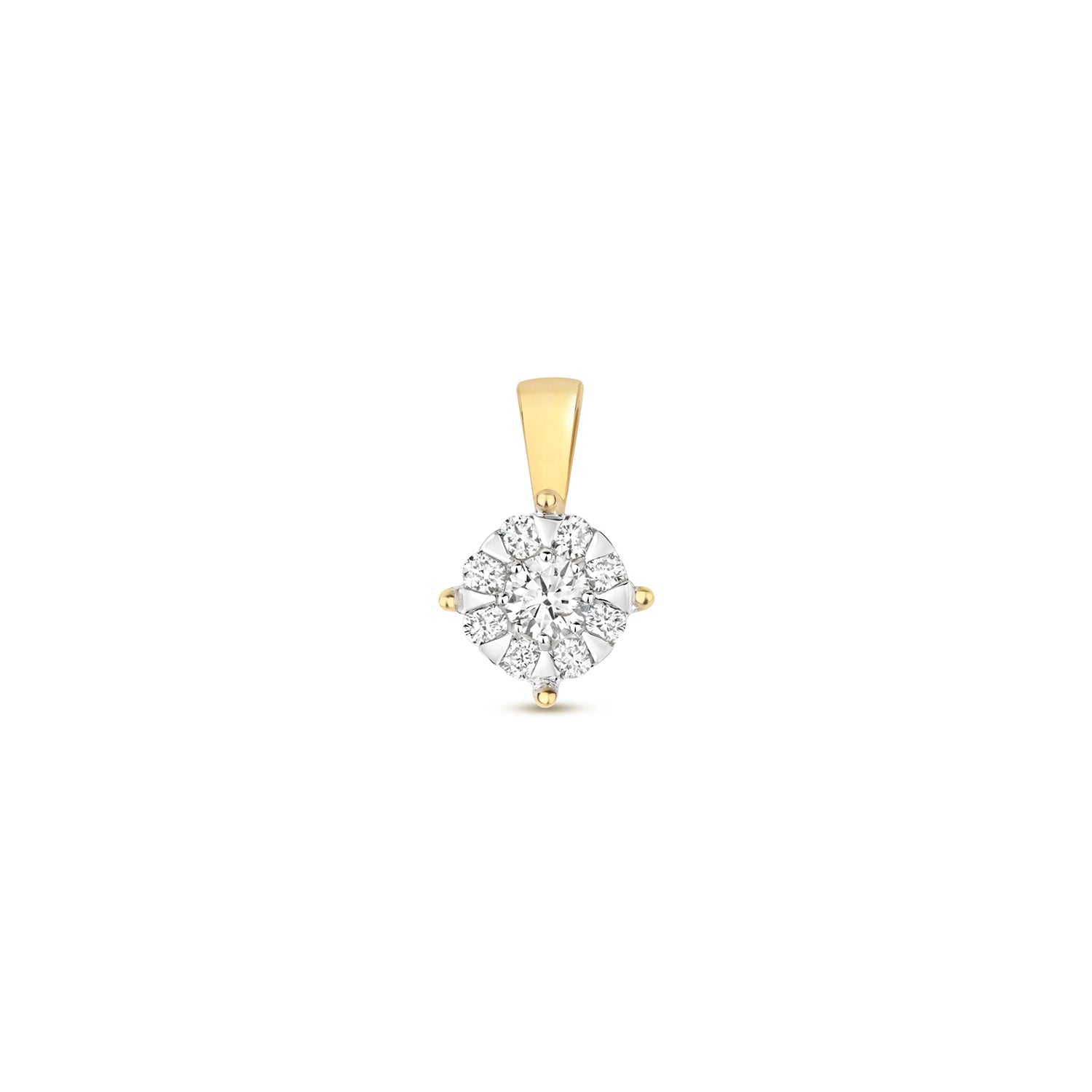 DIAMOND BRILLIANT RANGE PENDANT IN 9CT GOLD