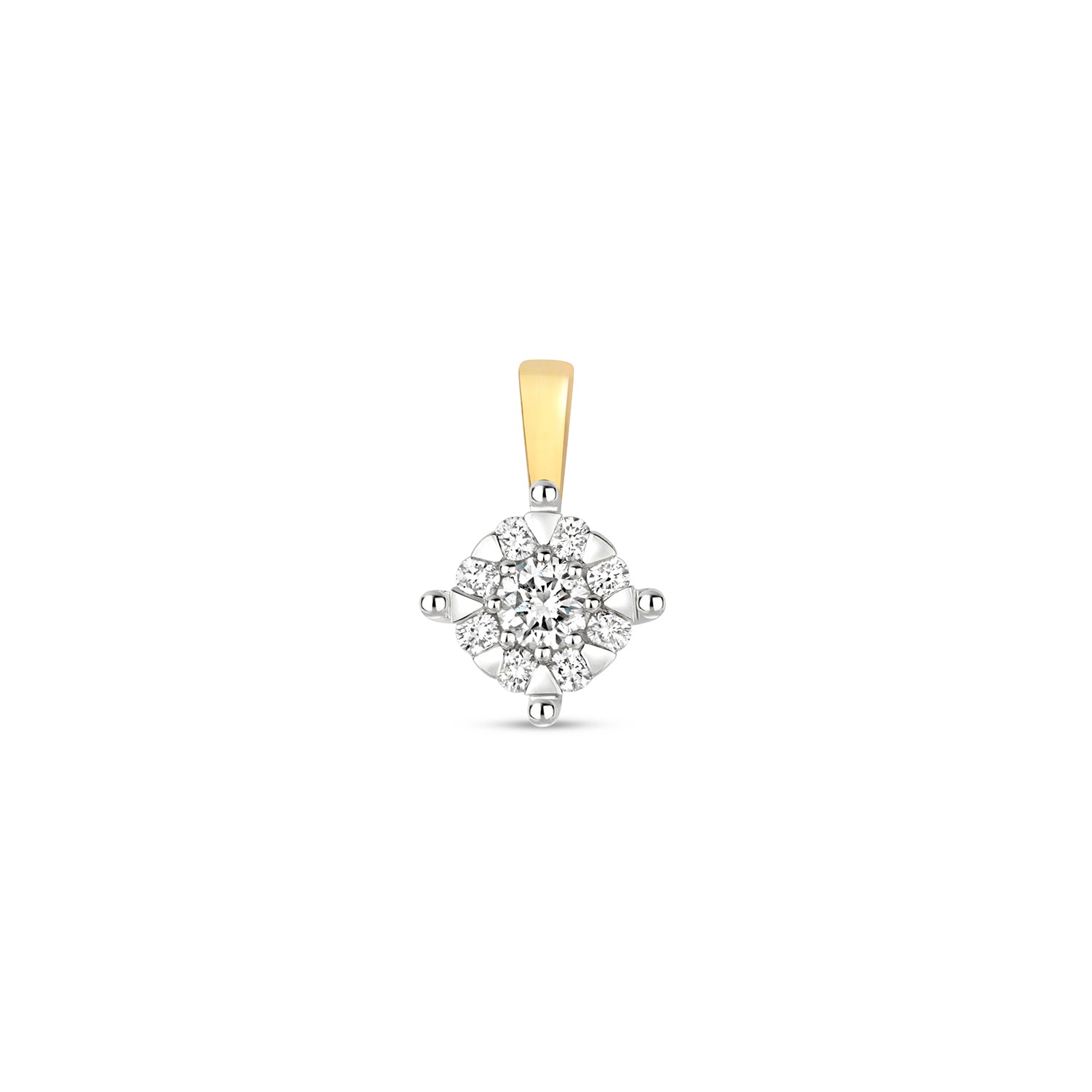 DIAMOND BRILLIANT RANGE PENDANT IN 9CT GOLD