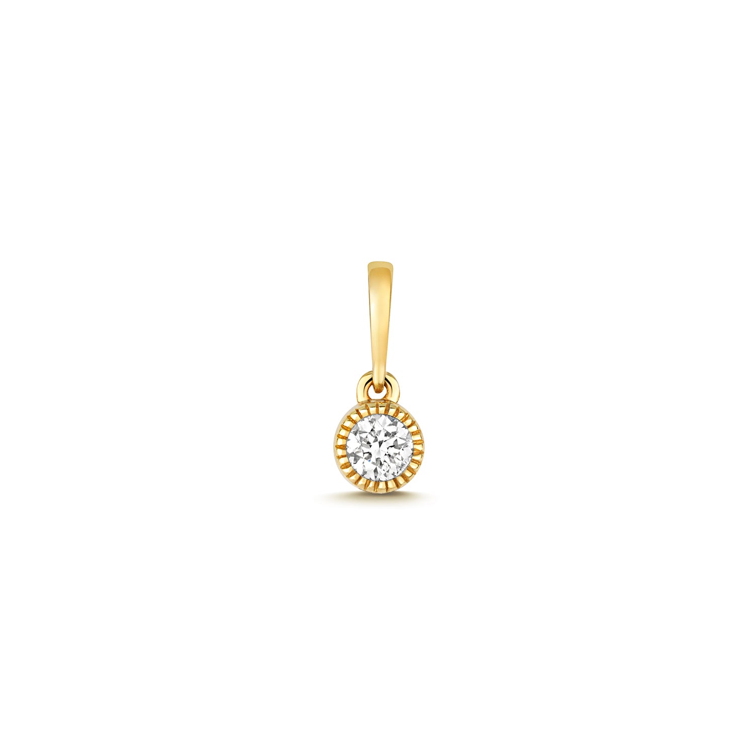 DIAMOND RUBOVER PENDANT IN 9CT GOLD