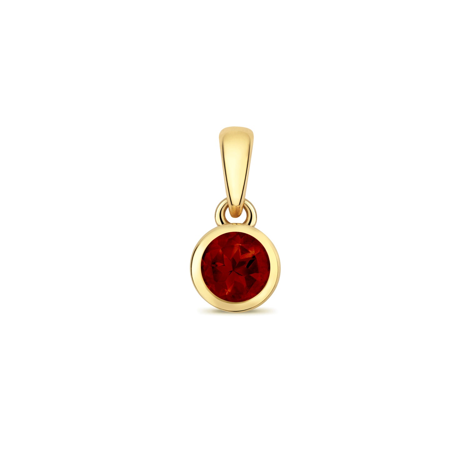 GARNET RUBOVER PENDANT IN 9CT GOLD