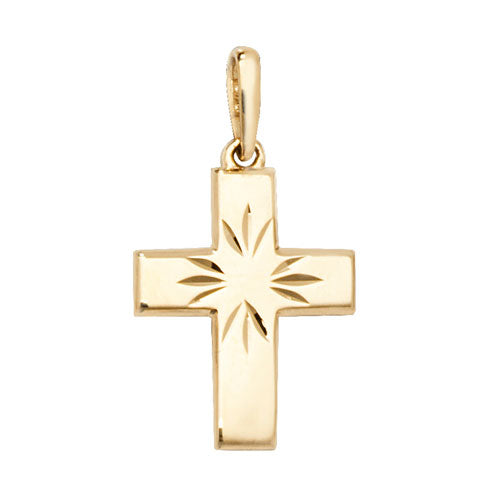 9CT GOLD CROSS PENDANT