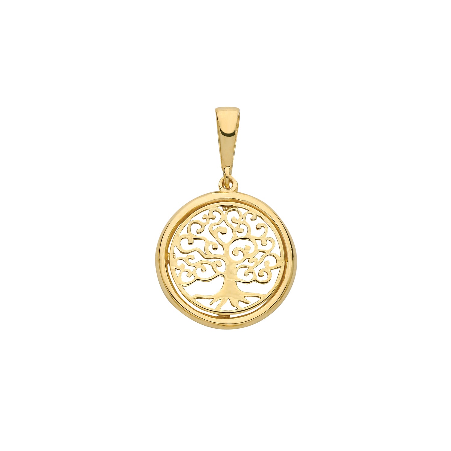 9CT GOLD TREE OF LIFE PENDANT