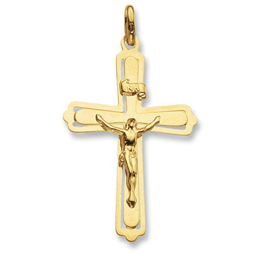 9CT GOLD CRUCIFIX PENDANT