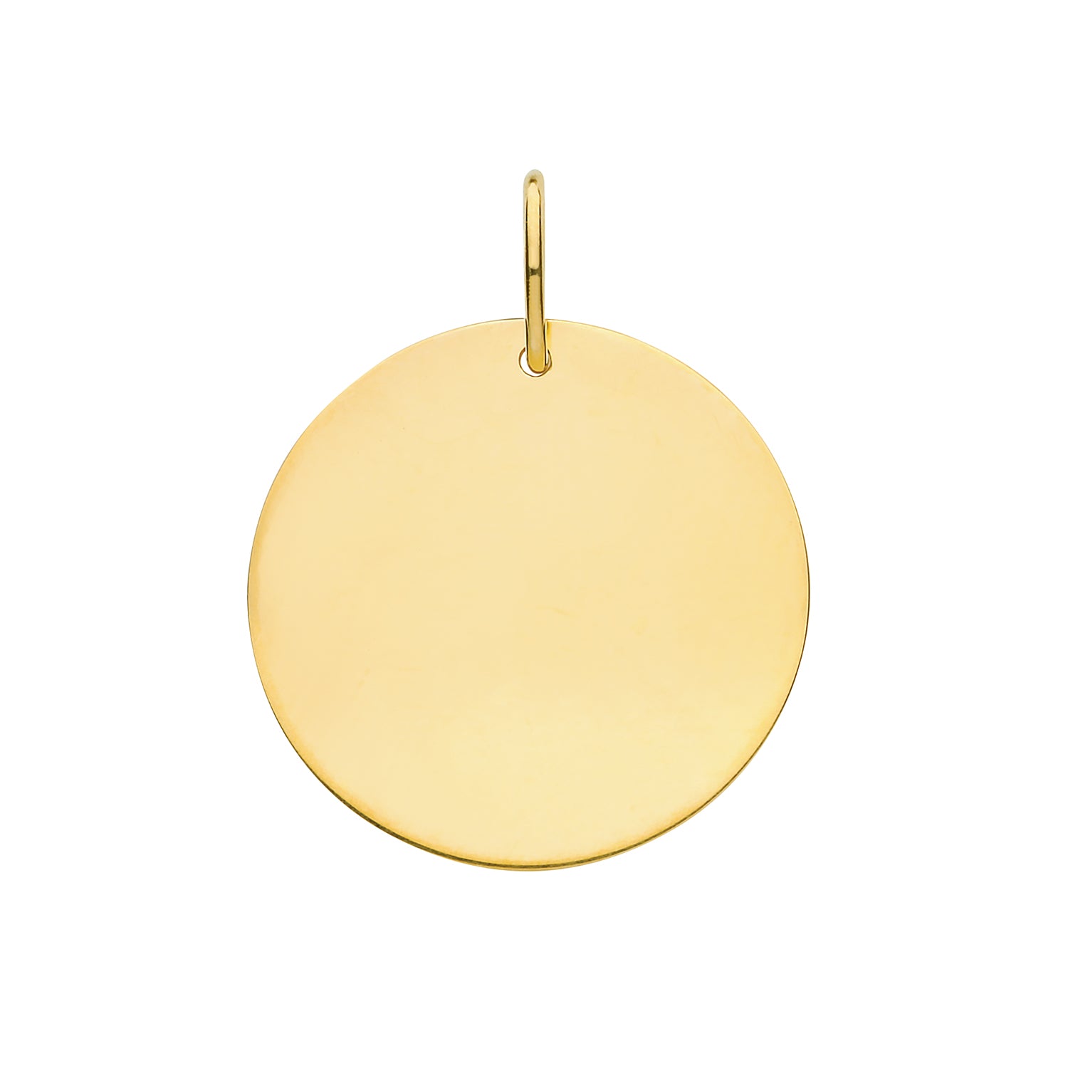 9CT GOLD DISC PENDANT