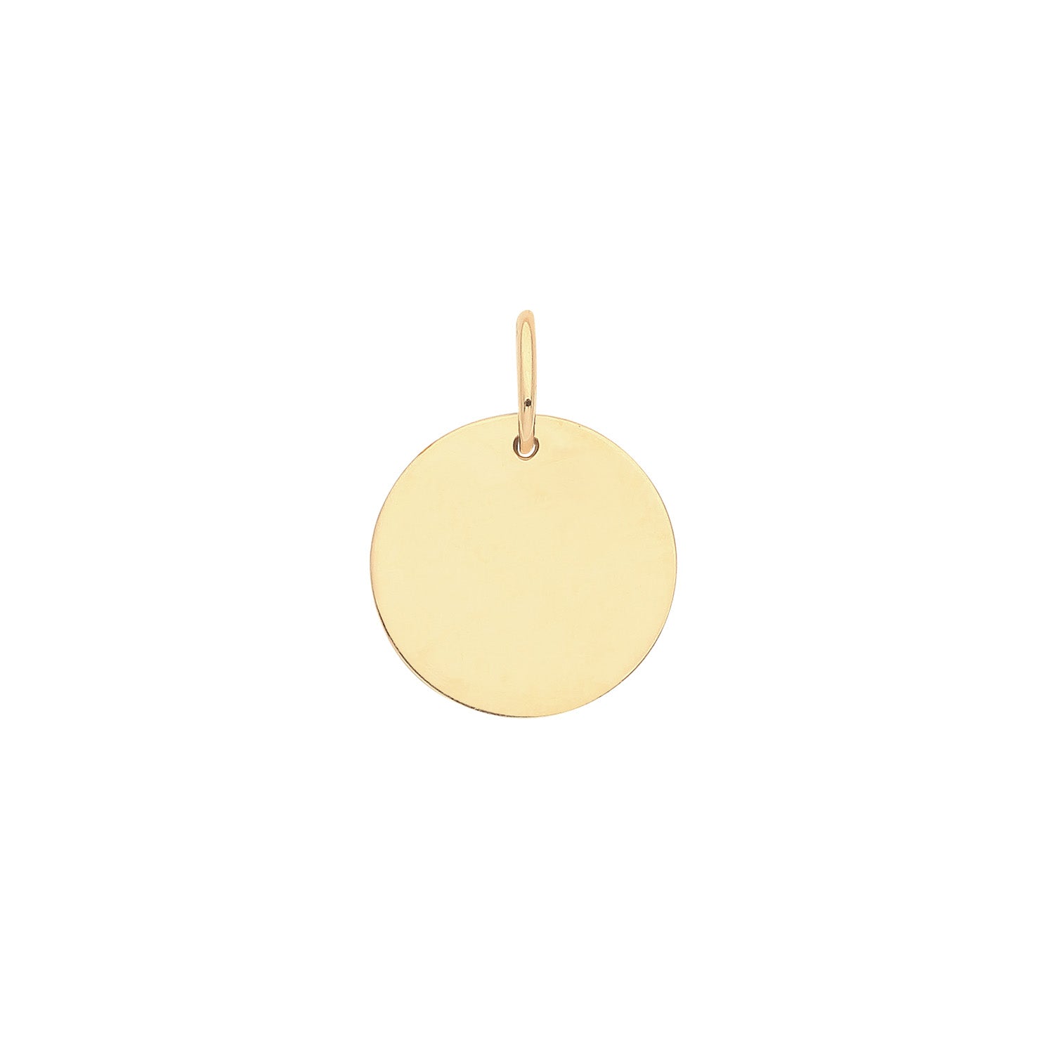 9CT GOLD DISC PENDANT