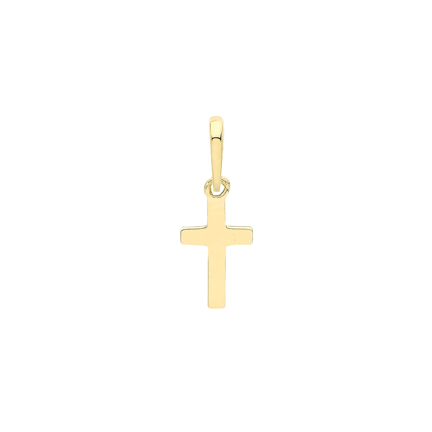 9CT GOLD PLAIN CROSS PENDANT