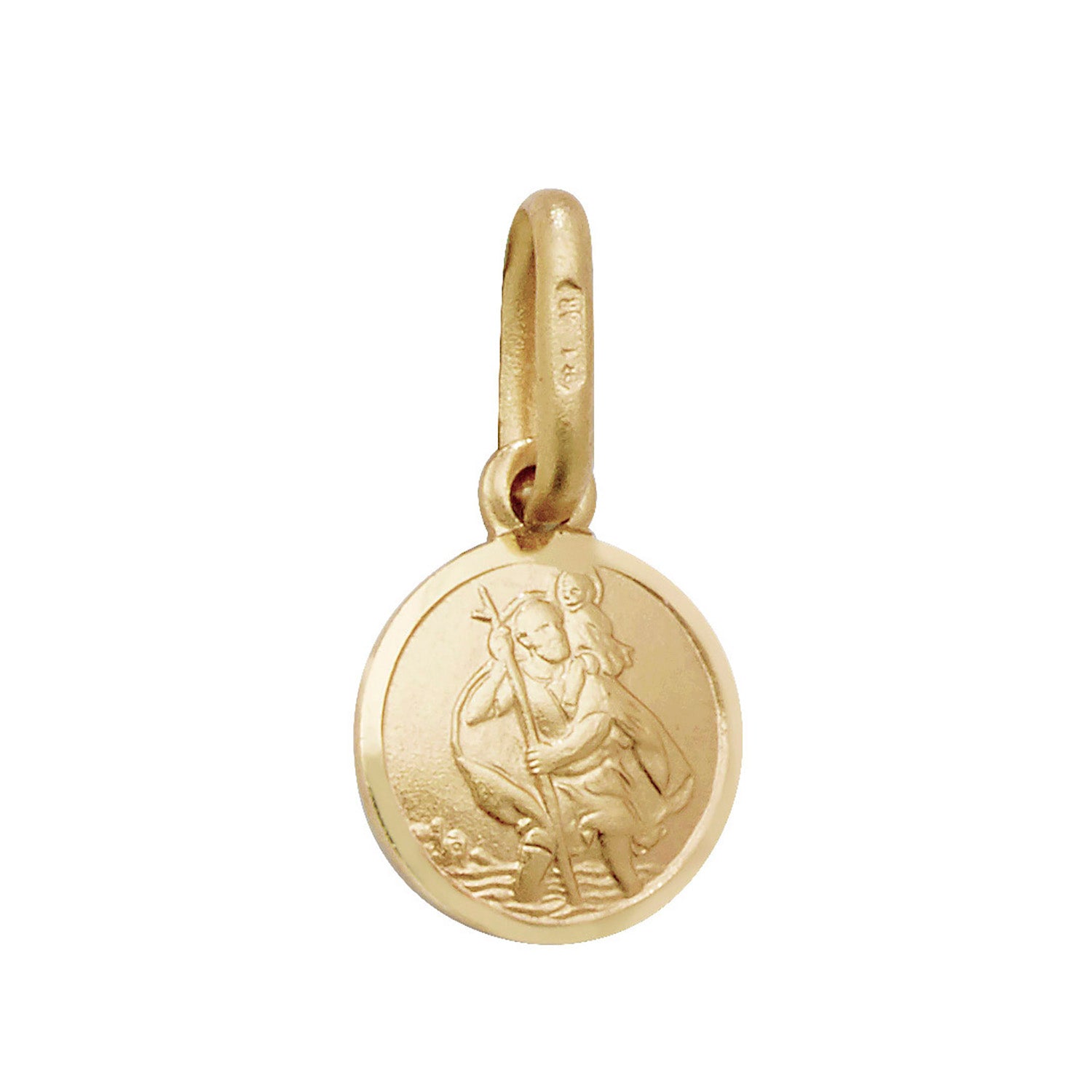 9CT GOLD ST CHRISTOPHER PENDANT