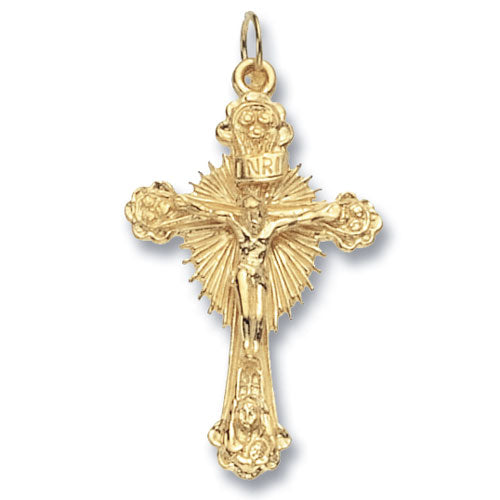 9CT GOLD CRUCIFIX PENDANT