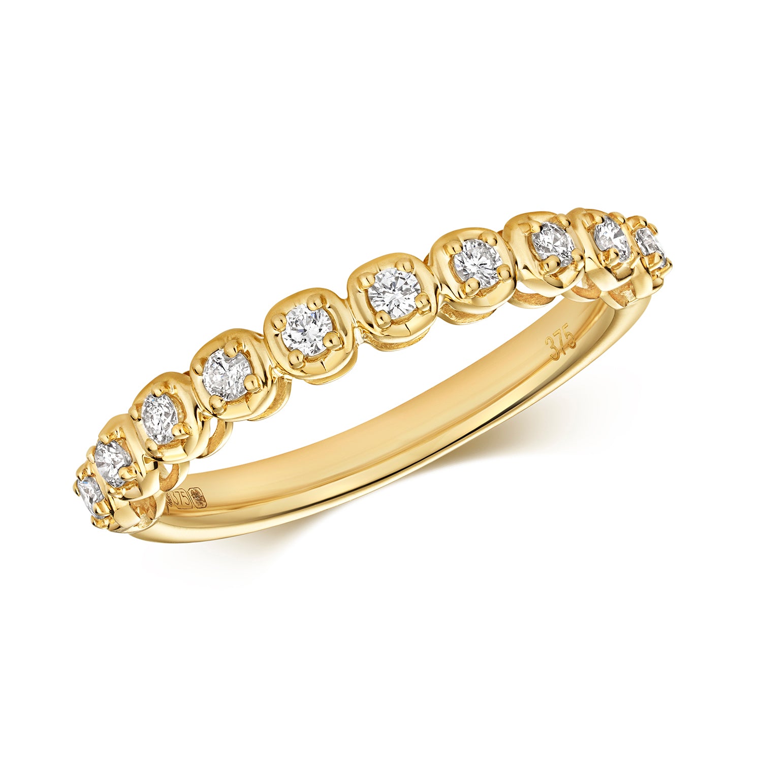 DIAMOND RING IN 9CT GOLD