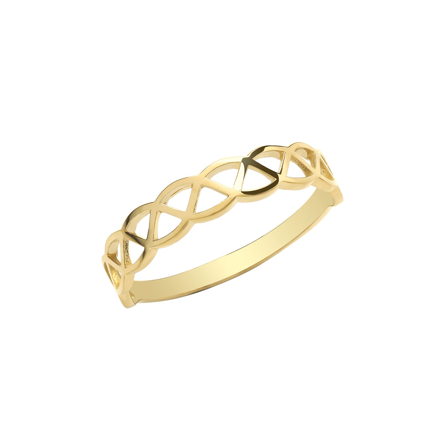 9CT GOLD CELTIC RING