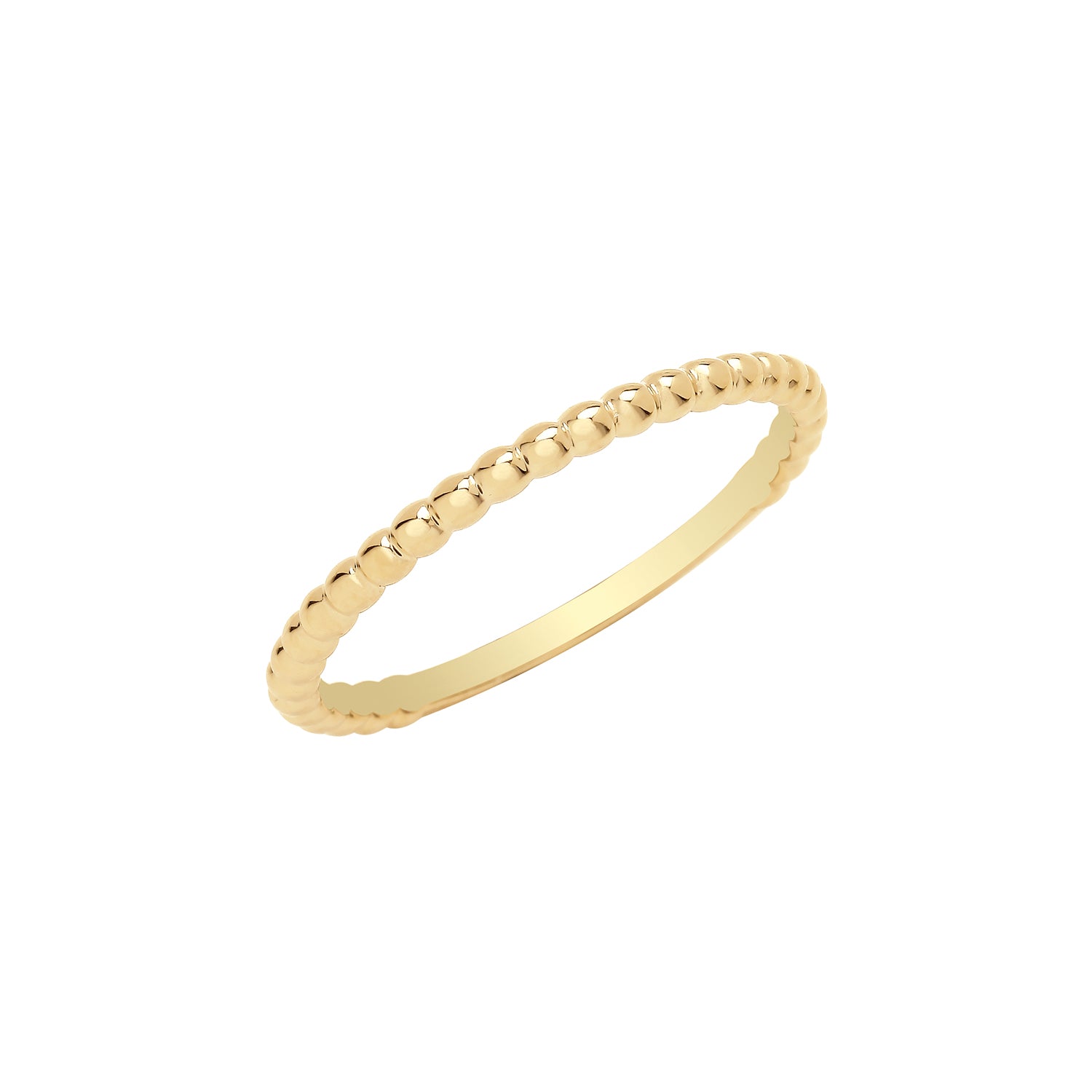 9CT GOLD BOBBLE RING