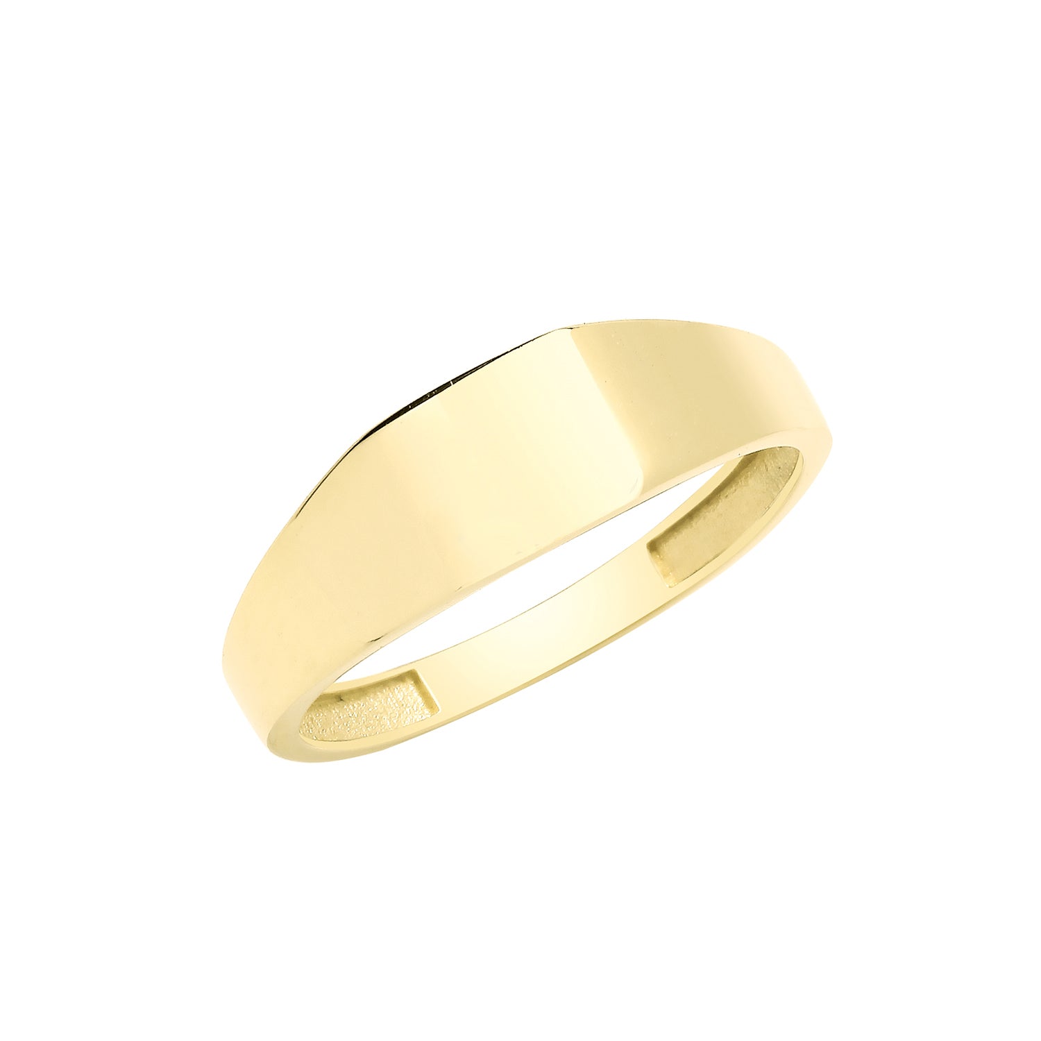 9CT GOLD SQUARE SIGNET RING